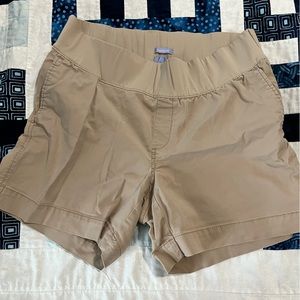 Khaki maternity shorts size 12